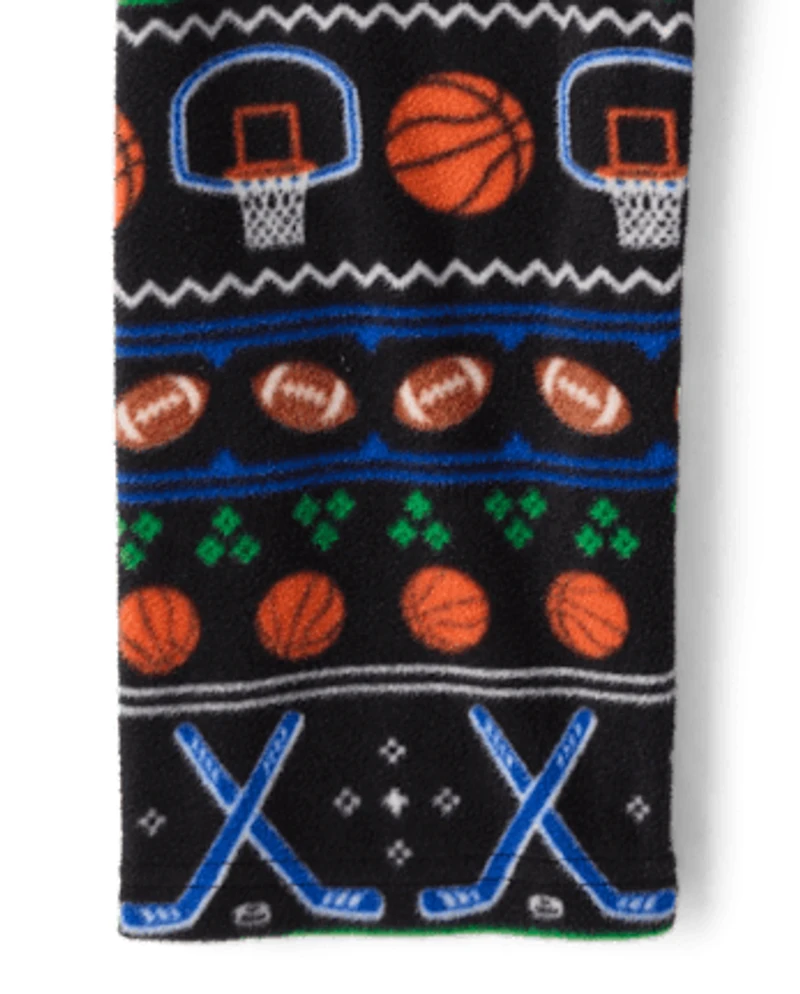 Boys Sports Microfleece Pajama Pants
