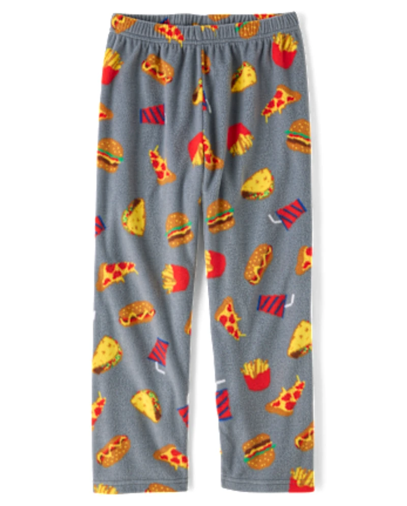 Boys Snacks Microfleece Pajama Pants