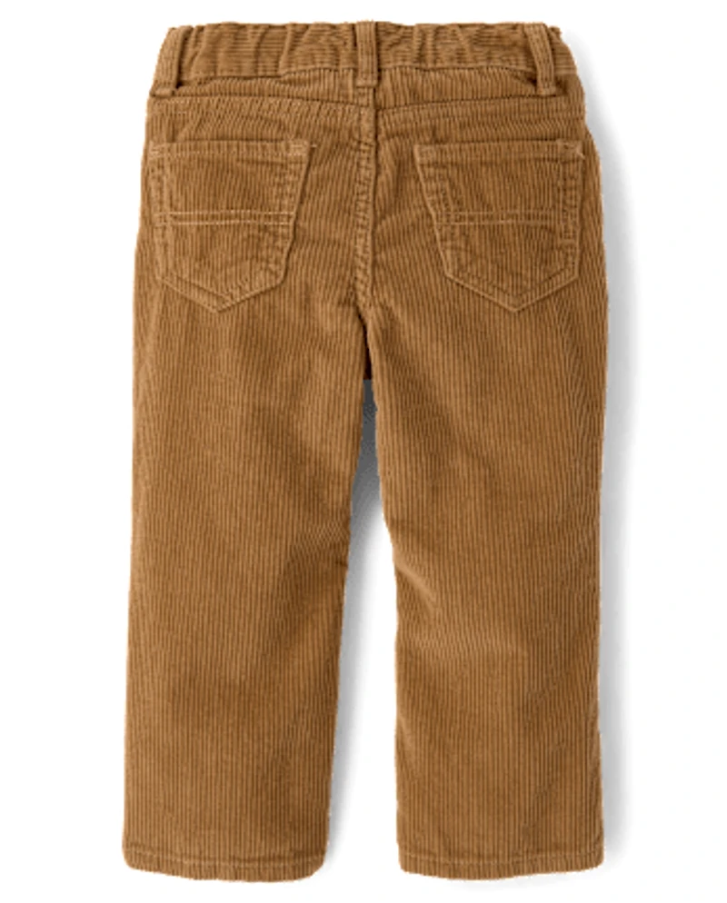 Baby And Toddler Boys Corduroy Straight Pants