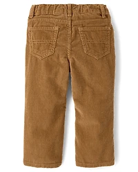 Baby And Toddler Boys Corduroy Straight Pants