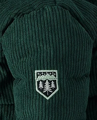 Baby And Toddler Embroidered Tree Corduroy Puffer Jacket