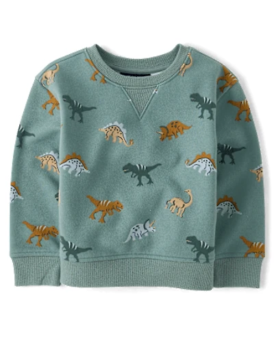 Baby And Toddler Boys Print Premium Fleece Sweatshirt