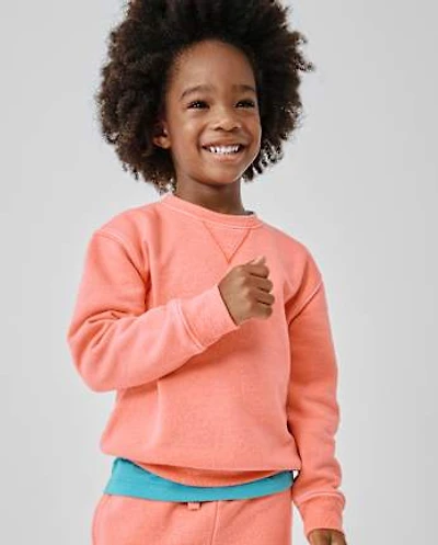 Baby And Toddler Garment Dyed Premium Fleece Sweatshirt