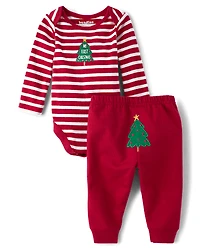 Baby First Christmas 2-Piece Playwear Set