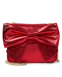 Girls Metallic Oversized Bow Bag