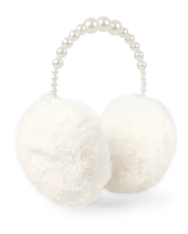 Cache-oreilles en fausses perles pour filles