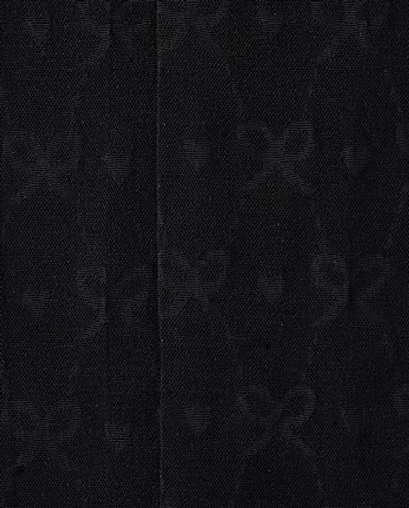 Girls Bow Microfiber Tights