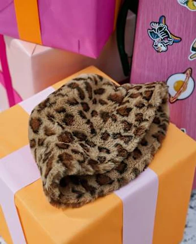 Girls Faux Fur Bucket Hat