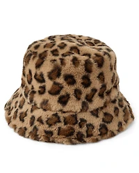Girls Faux Fur Bucket Hat