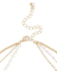 Girls Heart Layered Necklace