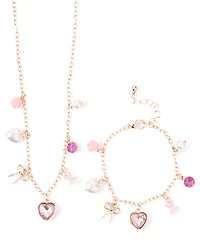 Girls Charm 2-Piece Jewelry Set