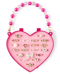 Girls Bow Ring 20-Pack