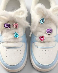 Girls Jeweled Shoe Charm 7-Piece Set