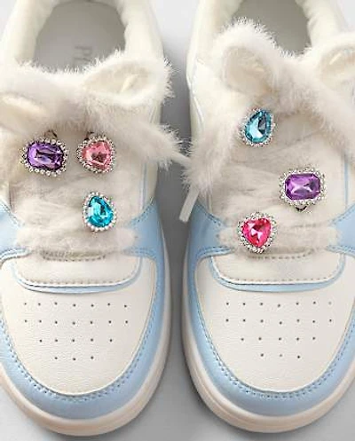 Girls Jeweled Shoe Charm 8-Pack