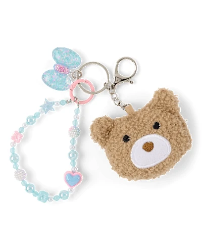 Girls Bear Bag Charm