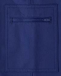 Boys Zip Cargo Cozy Tech Pull On Jogger Pants