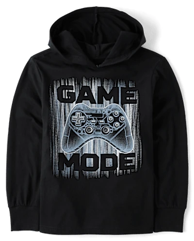 Boys Graphic Hoodie Top