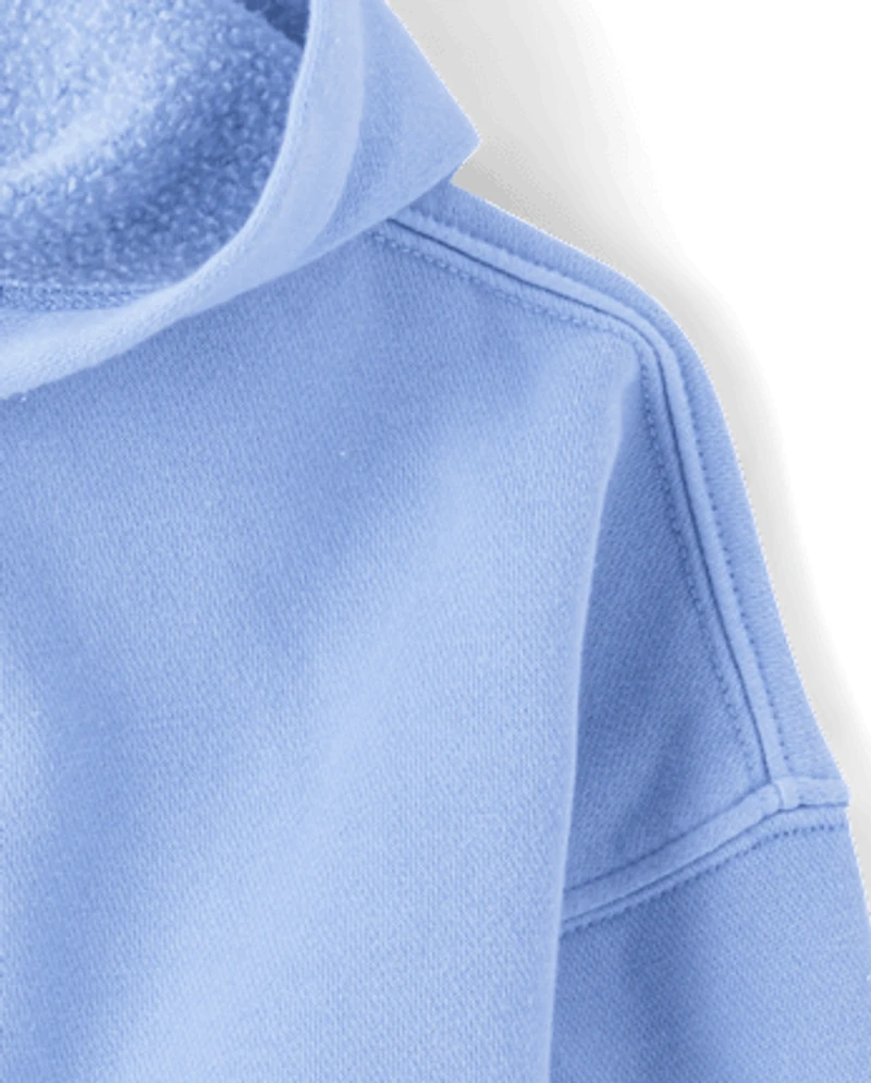 Kids Garment Dyed Premium Fleece Hoodie