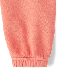 Kids Garment Dyed Premium Fleece Jogger Pants