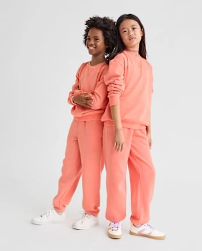 Kids Garment Dyed Premium Fleece Jogger Pants