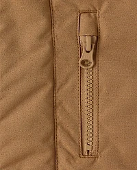 Kids Midweight Microfleece Lined Utility Parka Jacket