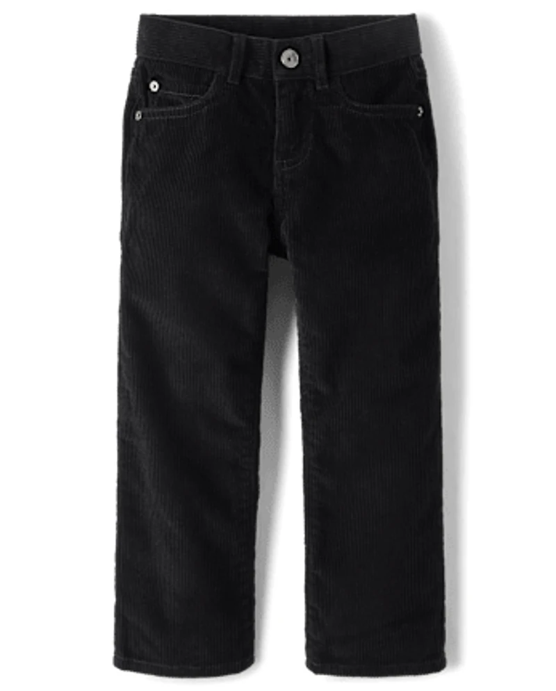 Boys Garment Dyed Corduroy 90s Loose Pants