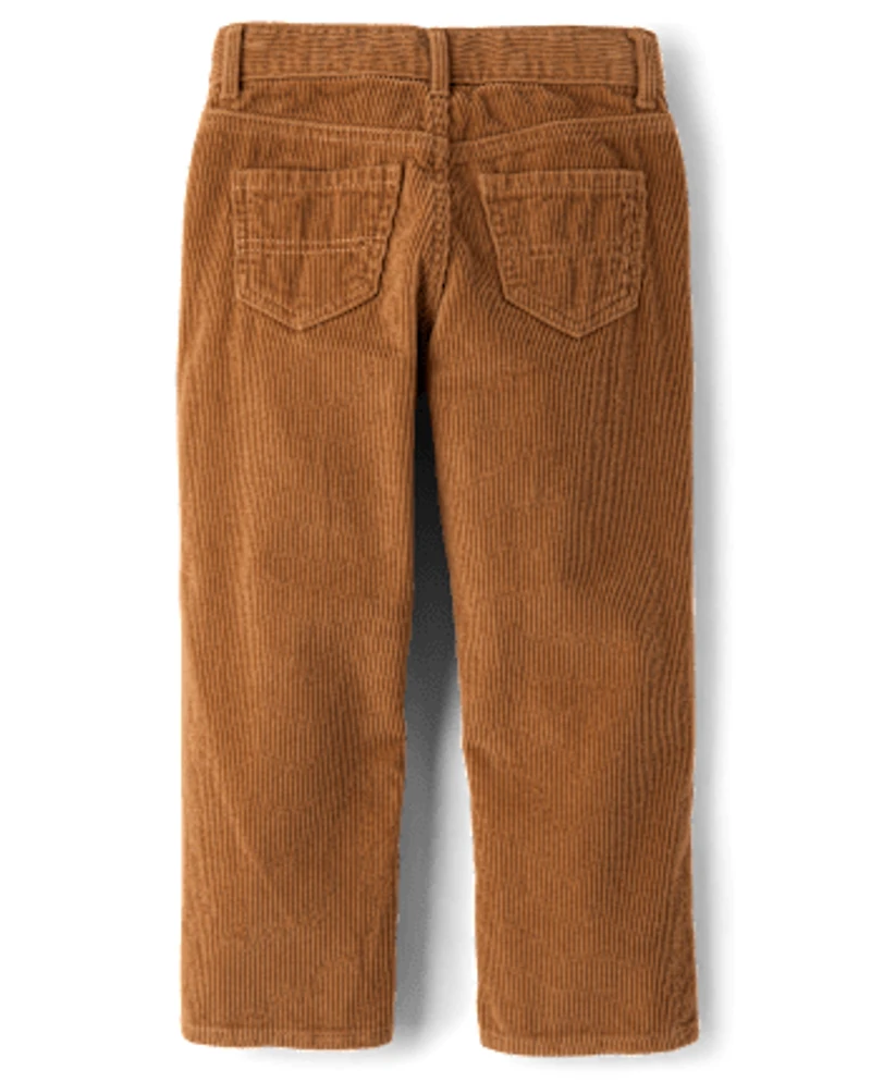 Boys Garment Dyed Corduroy 90s Loose Pants
