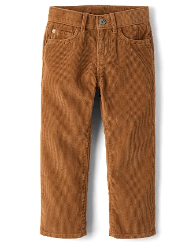 Boys Garment Dyed Corduroy 90s Loose Pants