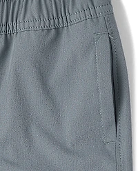Boys Quick Dry Lined Parachute Cargo Jogger Pants