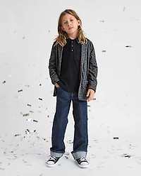 Boys Roll Cuff 90s Loose Jeans