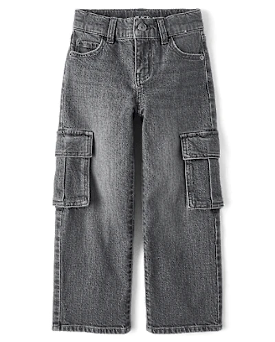 Jean cargo baggy pour enfants