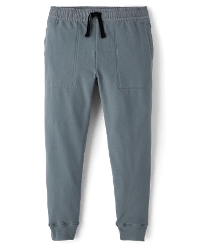 Boys Stretch Cozy Microfleece Jogger Pants