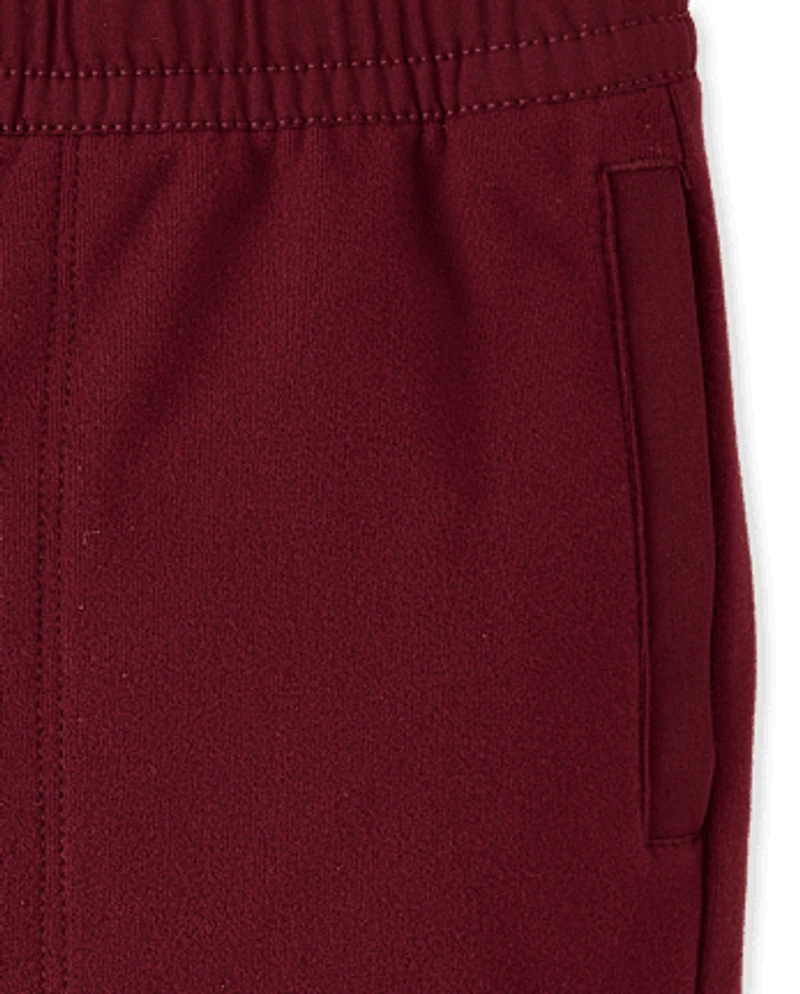 Boys Stretch Cozy Microfleece Jogger Pants