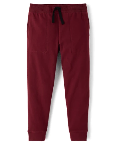 Boys Stretch Cozy Microfleece Jogger Pants
