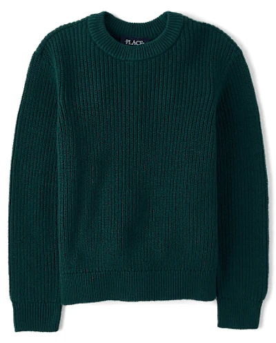 Boys Shaker Stitch Sweater
