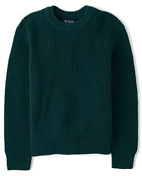 Boys Shaker Stitch Sweater