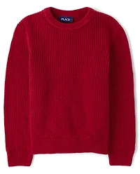Boys Shaker Stitch Sweater
