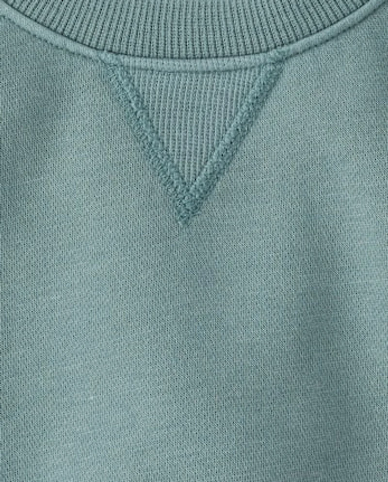 Kids Garment Dyed Premium Fleece Sweatshirt