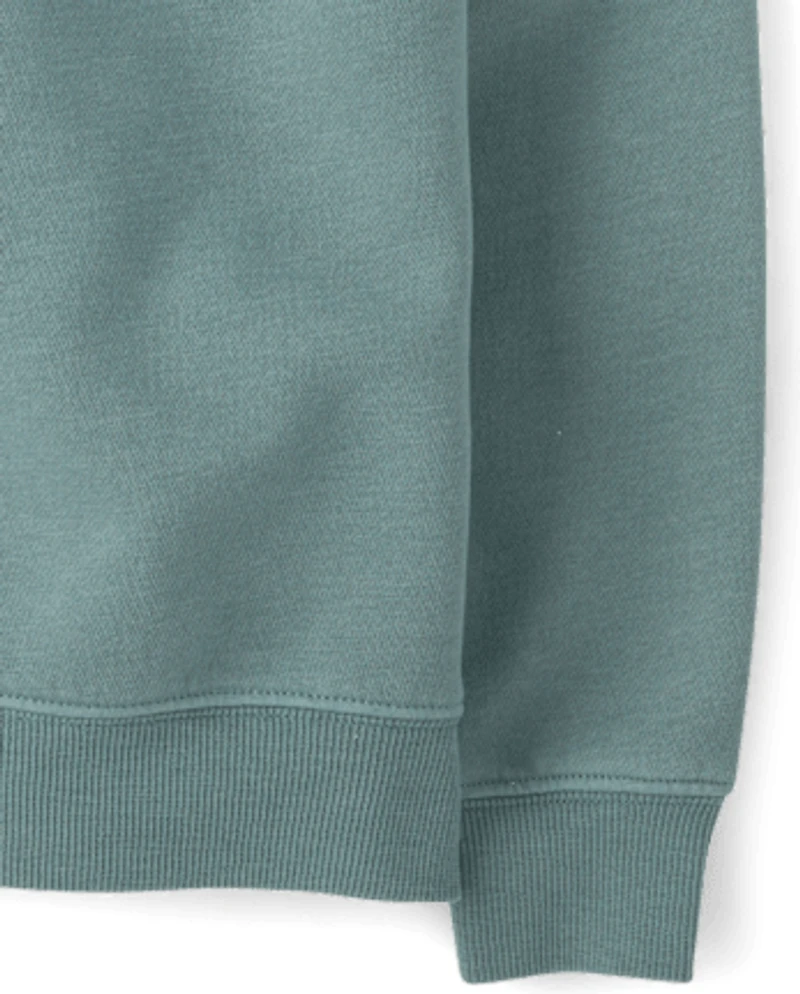 Kids Garment Dyed Premium Fleece Sweatshirt