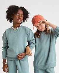Kids Garment Dyed Premium Fleece Sweatshirt