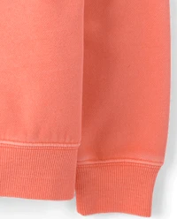 Sweat-shirt en polaire premium teint pièce pour enfants