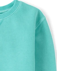 Kids Garment Dyed Premium Fleece Sweatshirt