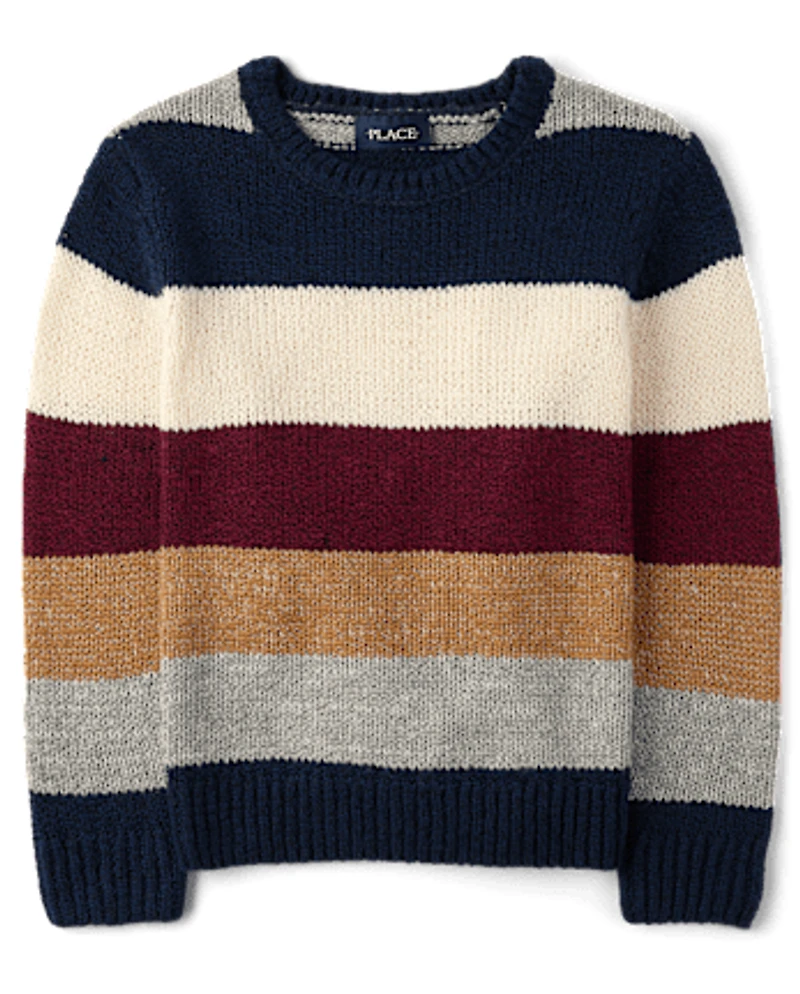 Boys Colorblock Sweater