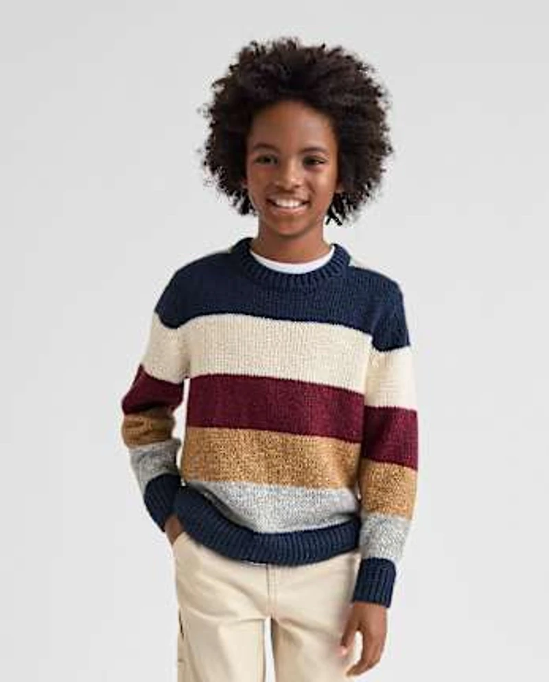 Boys Colorblock Sweater