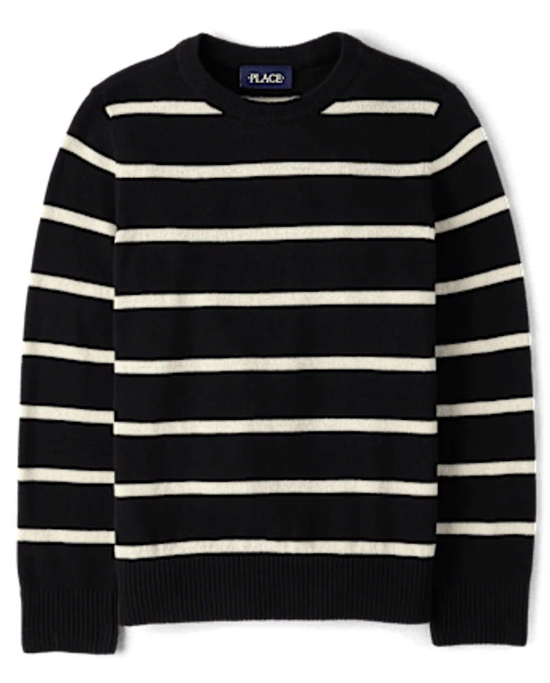 Boys Lightweight Striped Sweater