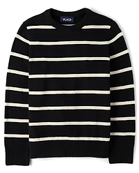 Boys Lightweight Striped Sweater
