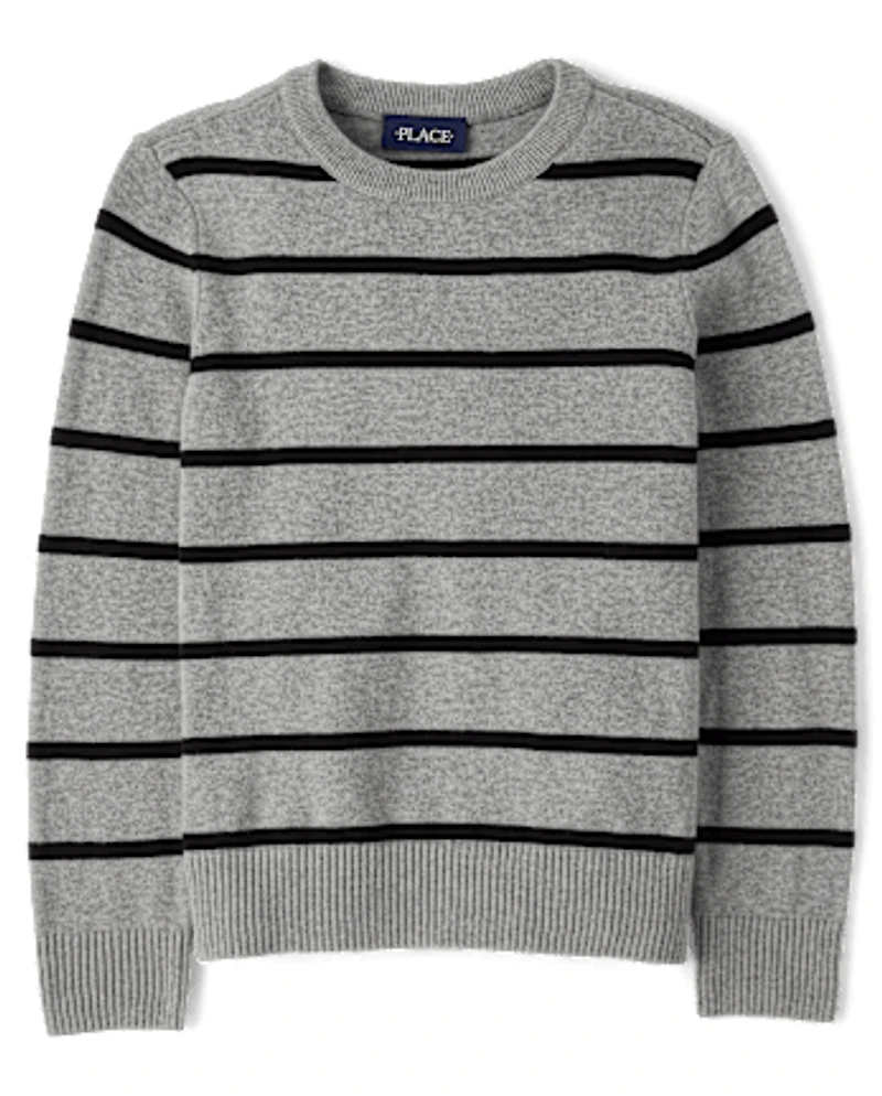 Boys Lightweight Striped Sweater