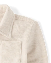 Baby And Toddler Boys Plush Rib Polo