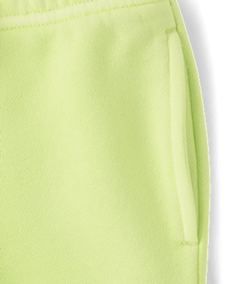 Baby And Toddler Garment Dyed Premium Fleece Jogger Pants