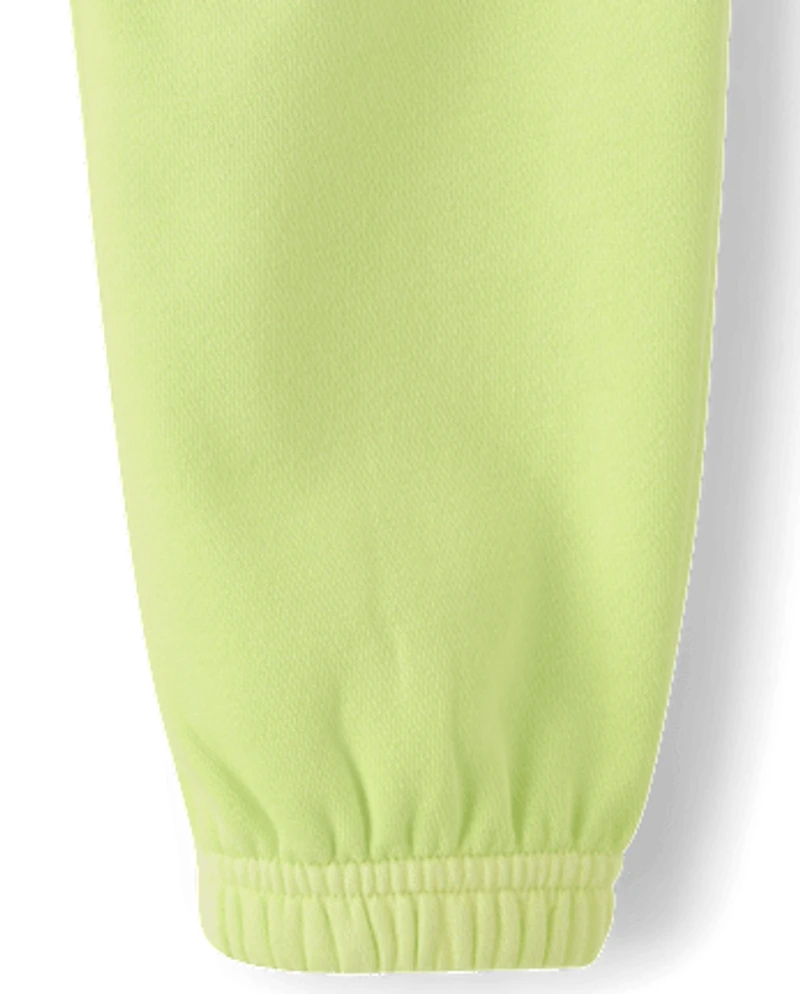 Baby And Toddler Garment Dyed Premium Fleece Jogger Pants